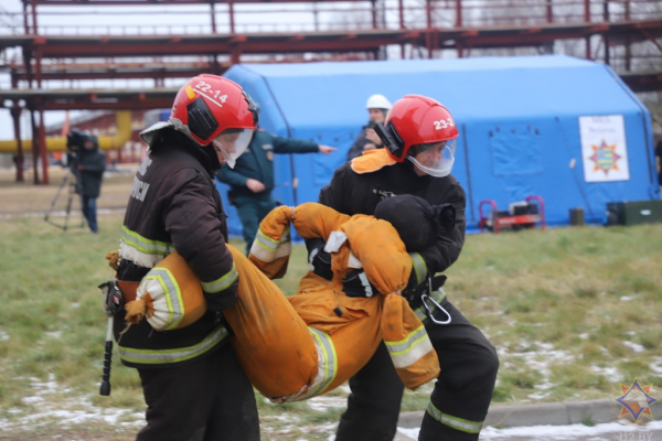 «Кипящее масло, взрыв, факельное горение»: на ТЭЦ-5 в Пуховичском районе прошли учения