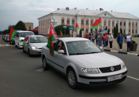 В Марьиной Горке состоялся автопробег «За Беларусь!»
