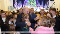 Lukashenko attends New Year Eve&#039;s children&#039;s charity event in Minsk