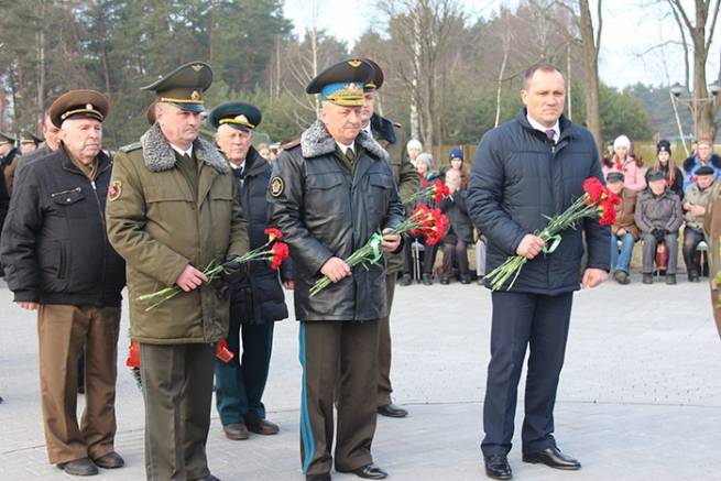Пуховчане отпраздновали День защитников Отечества и Вооруженных Сил Республики Беларусь