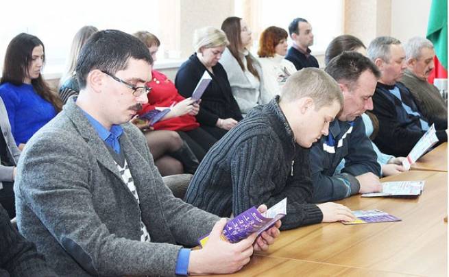 Члены Пуховичского райисполкома выступили с актуальной информацией перед коллективом ОАО «Машпищепрод»