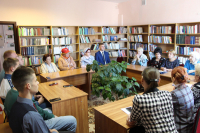 Прошла встреча ветеранов Пуховщины с молодежью и идеологическим активом района