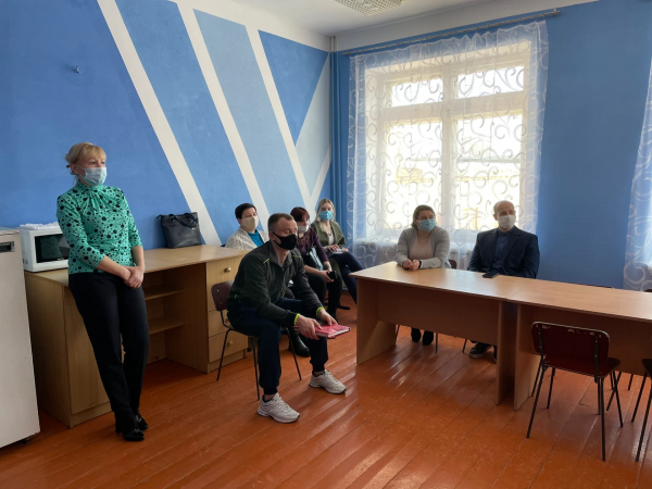 Встреча с трудовым коллективом ГУО «Правдинская средняя школа»