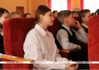 Сотрудники областного управления охраны поздравили ребят из Руденской школы-интерната