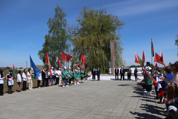 Пуховчане приняли эстафету областного велопробега «Звезда Великой Победы!»