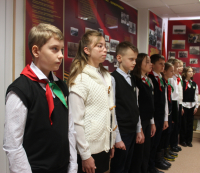 В музее истории и боевой славы войсковой части 89417 состоялось посвящение шестиклассников в учащиеся военно-патриотического класса