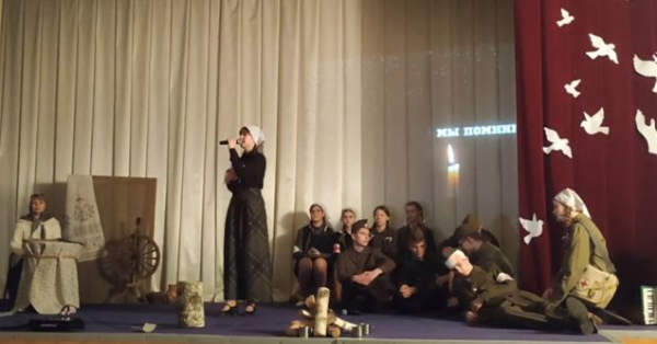 Мюзикл «Мы помним» представили в Марьиногорской гимназии