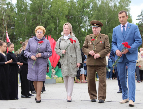 В Пуховичском районе прошли мероприятия в память жертв Великой Отечественной войны и геноцида белорусского народа