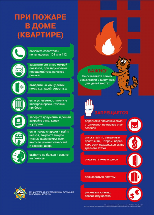 Информация о чрезвычайных ситуациях на территории Пуховичского района (с 30.10.2023 года по 05.11.2023 года)
