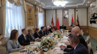 Cooperation between Minsk Oblast, Leningrad Oblast discussed in Minsk