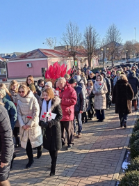 В Марьиной Горке состоялся торжественный митинг, приуроченный ко Дню защитников Отечества и 105-летию Вооруженных Сил Беларуси