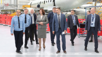 Kochanova visits Minsk Civil Aviation Plant