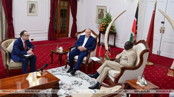 Lukashenko suggests developing roadmap for Belarus-Kenya cooperation