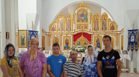 Молодые инвалиды, участники духовного клуба «Православный час» посетили Храм.